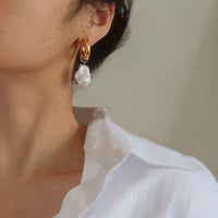 Barok Parel Oorbellen - Isadora