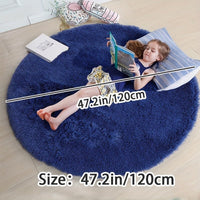 Rond Fluffy Vloerkleed - Clouda