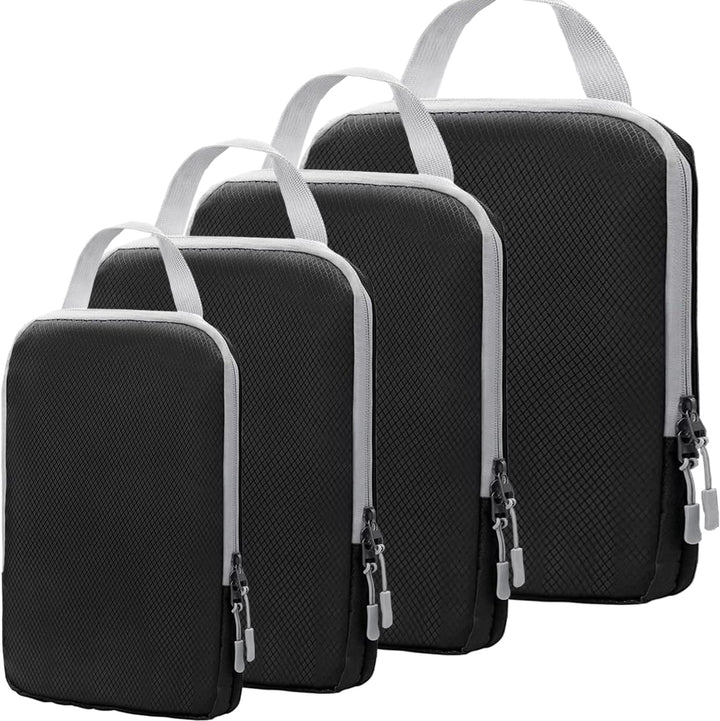 Uitbreidbare Compressie Inpak Cube Set – 4-delige Reisorganisers