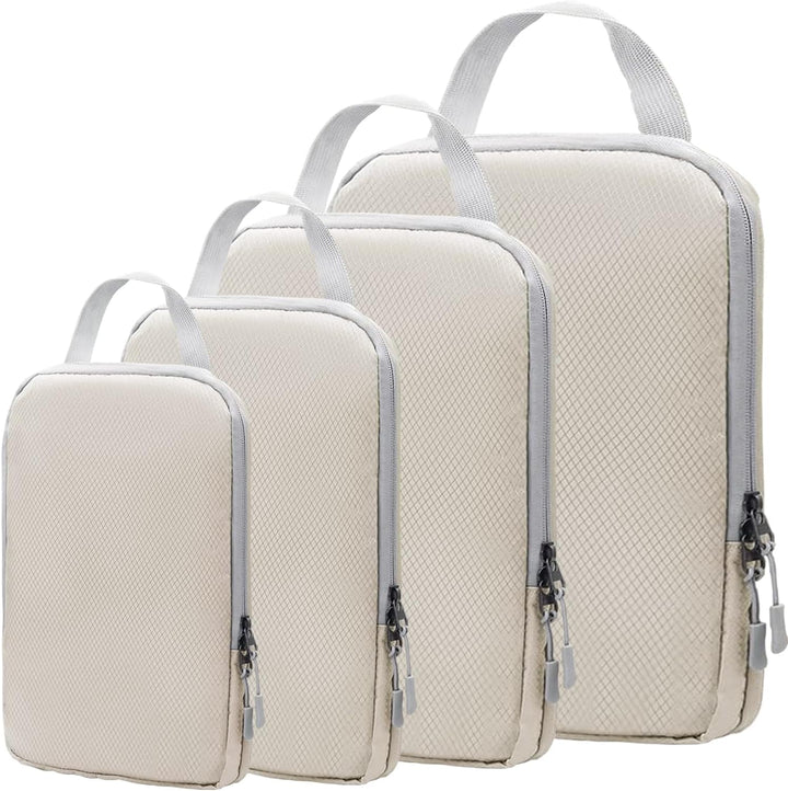 Uitbreidbare Compressie Inpak Cube Set – 4-delige Reisorganisers