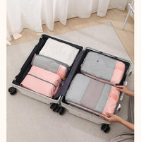 Ruimtebesparende Compressie Inpak Cube Set – 9 Stuks Bagage Organizers