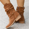 FrostStyle Boot | Stijlvolle Halve-Hoge Winterlaarzen voor Vrouwen