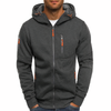 Modieuze hoodie met ritssluiting - Markus