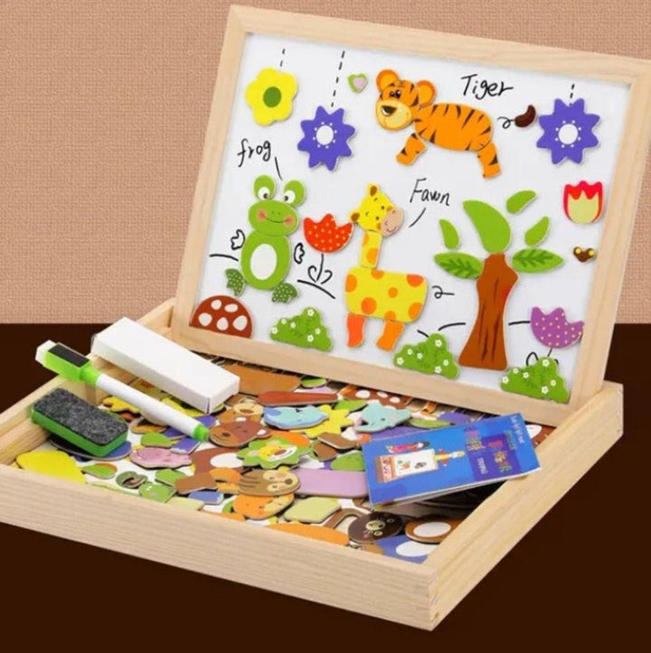 Magnetisch Dubbelzijdig Tekenbord Set -  MiniArt Studio