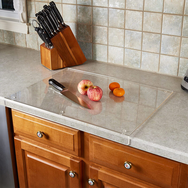 Stijlvolle en Veilig Antislip Snijplank - GlassEdge