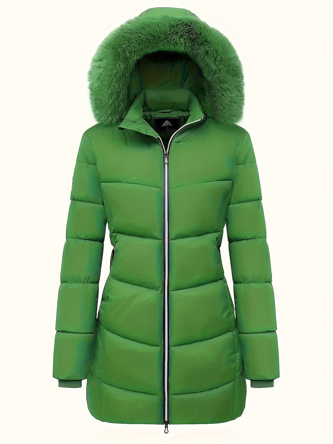 Warme Puffy Jas met Stijlvolle Details - Evelyne