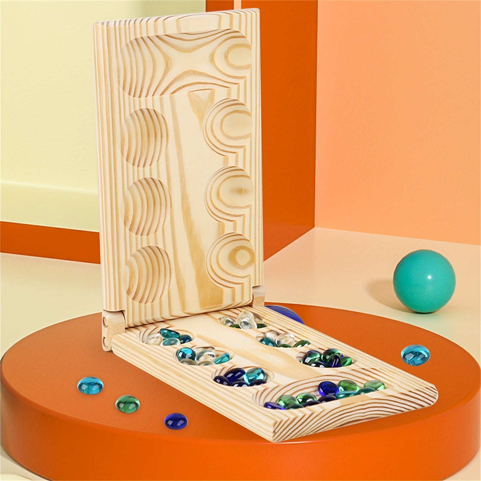 Mancala Deluxe Bordspel - BrainStones