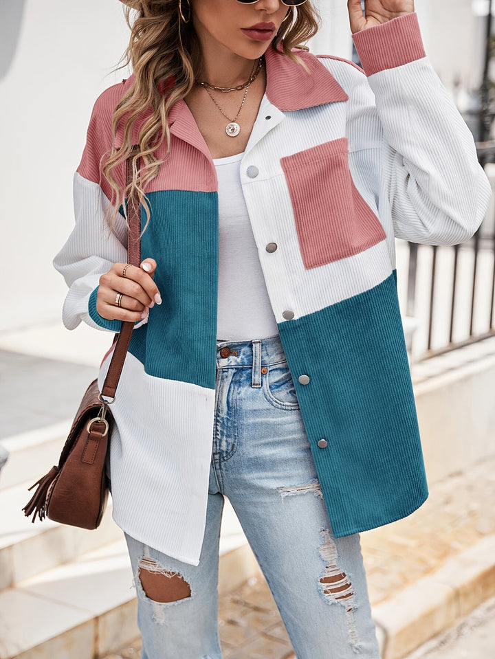 Kleurvolle Blouse met Knoopsluiting - Lina