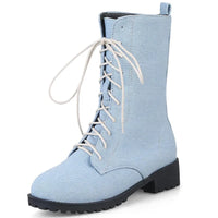 Dames Klassieke Veterschoenen met Lage Hak - Lena