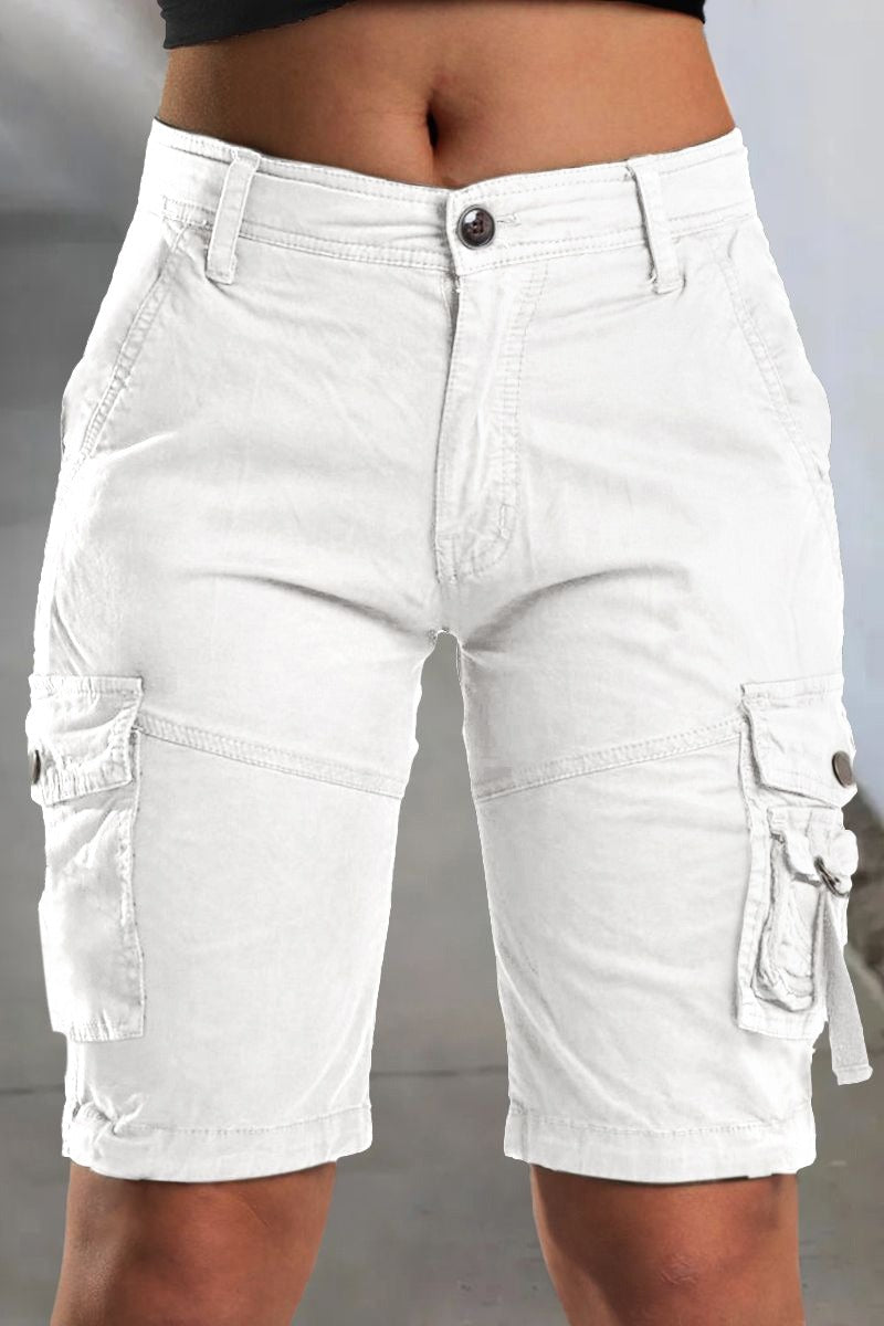 Dames Cargoshorts met Zakken en Comfortabele Pasvorm - Malea