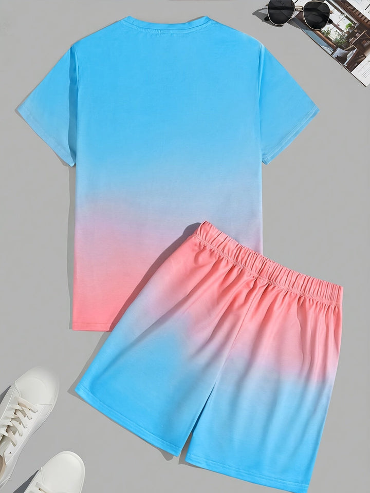 Trendsetters heren zomerset van T-shirt en shorts - CoolFlex