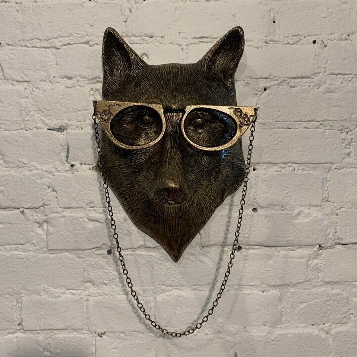 Dekoracja ścienna z zabawną głową zwierzęcia - WallCritters