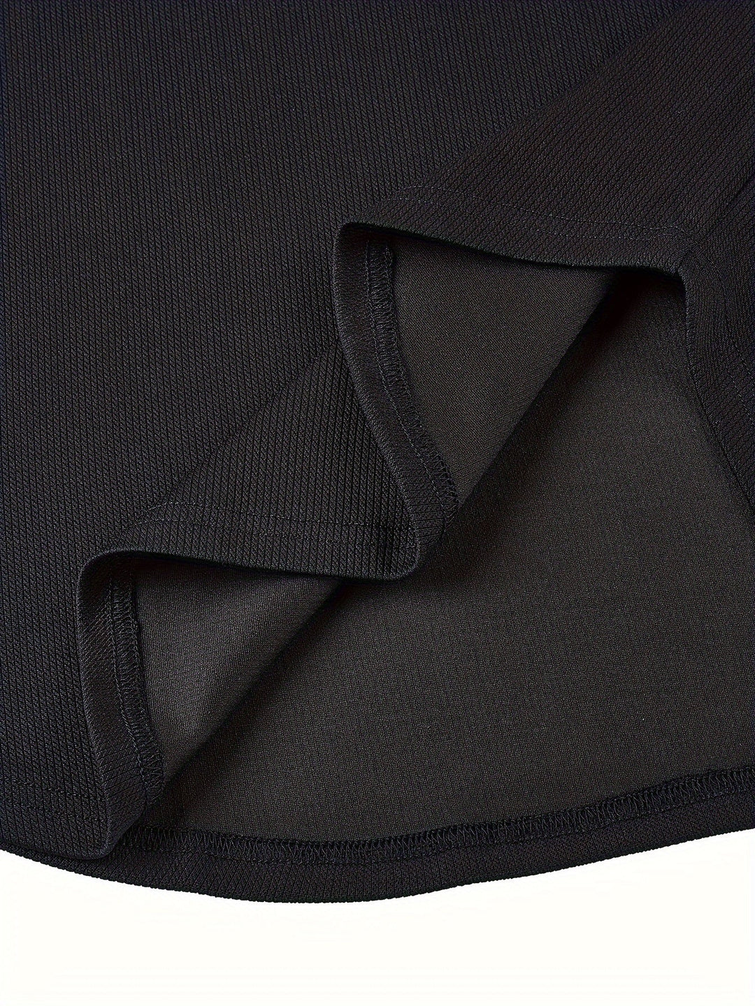 Heren T-shirt met Diepe V-hals en Textuur – Rafael