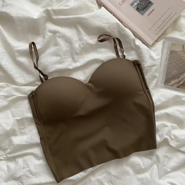 Set van 4 Luchtige Tanktops met Ingebouwde Bandeau BH - Tiana