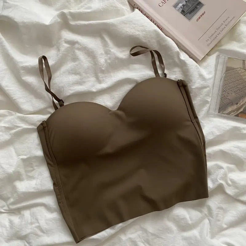 Set van 4 Luchtige Tanktops met Ingebouwde Bandeau BH - Tiana