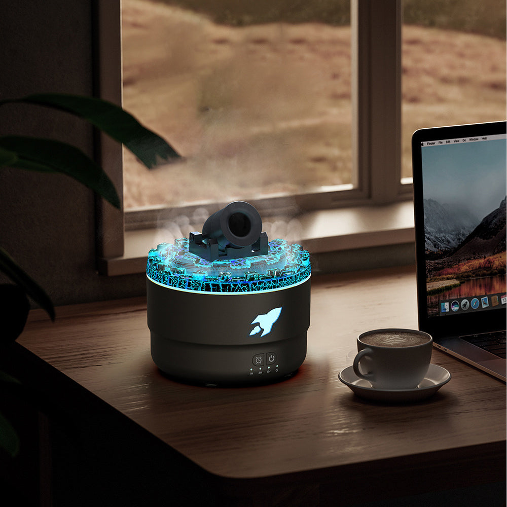 Aroma Diffuser en Luchtbevochtiger met Nachtlamp - LavaGlow