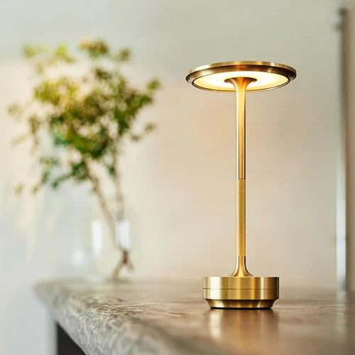 Luxe Draadloze LED Tafellamp - Luna Glow