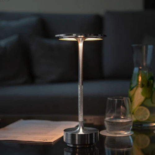Luxe Draadloze LED Tafellamp - Luna Glow