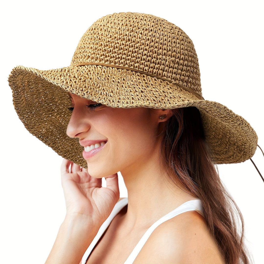 Gehaakte Boho Strohoed voor Zomerreizen – Elouan