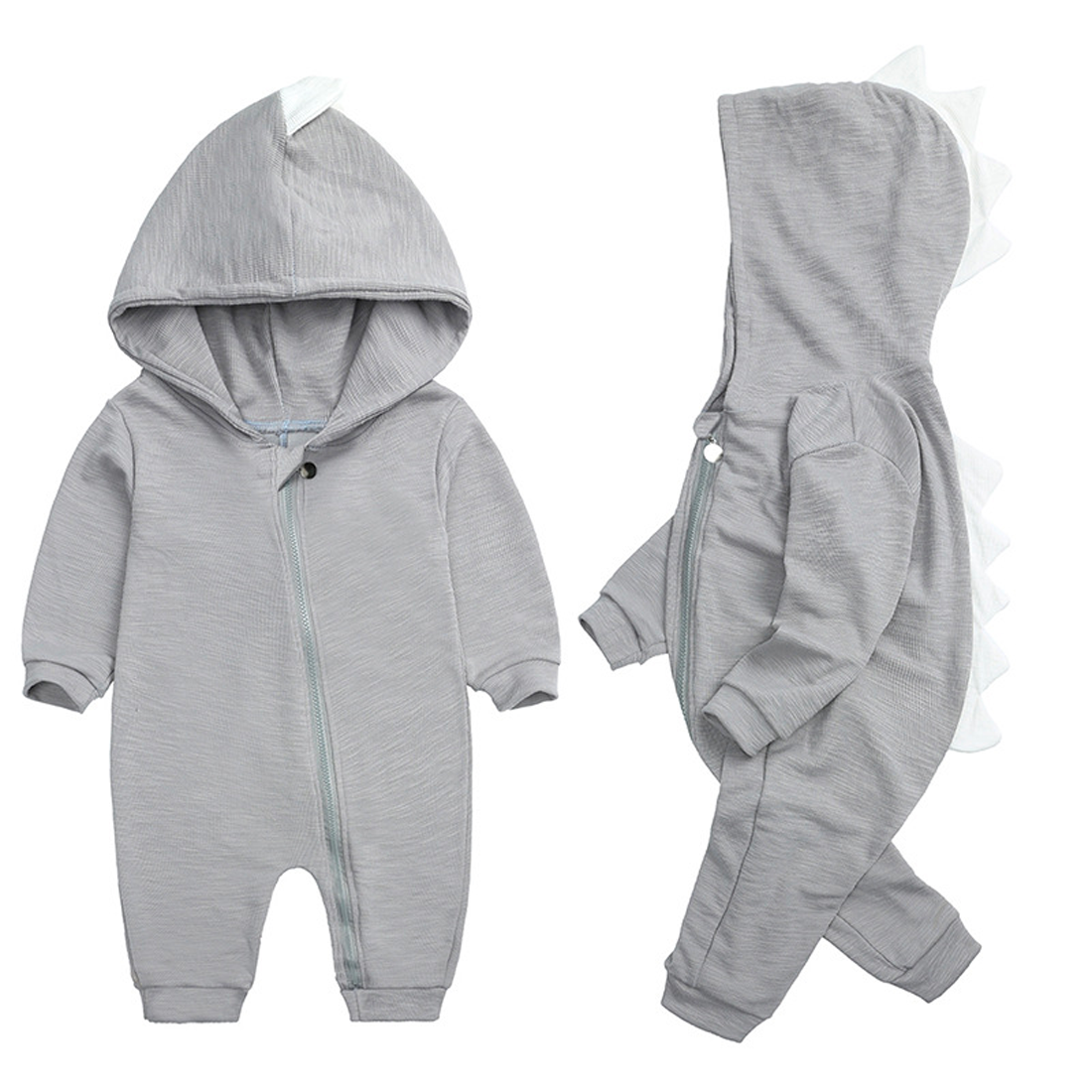 Schattige Baby Onesie met Dinosauruskapje - DinoDream Onesie