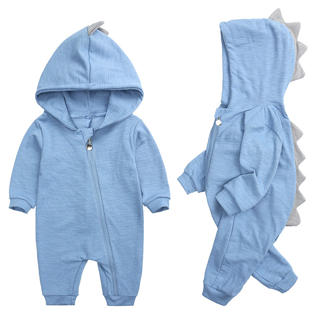 Schattige Baby Onesie met Dinosauruskapje - DinoDream Onesie