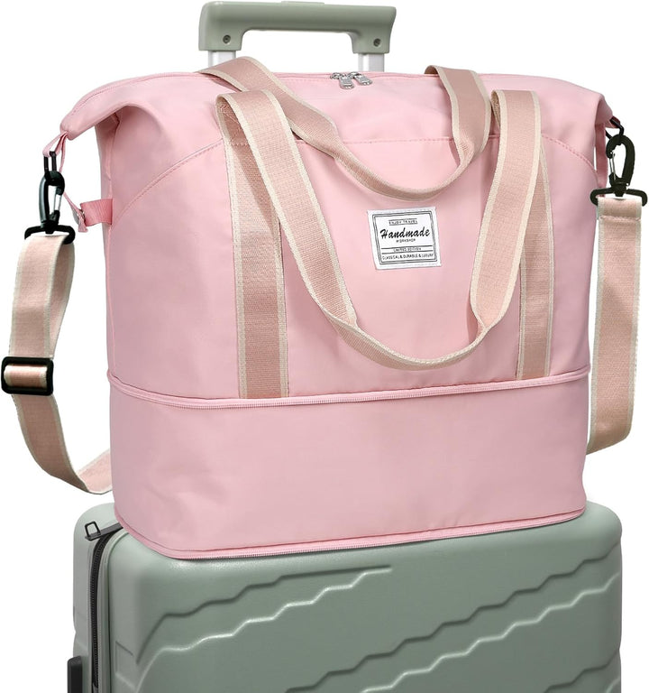 Uitbreidbare Sporttas met Nat Vak & Trolley Sleeve – Waterdichte Reisbagage