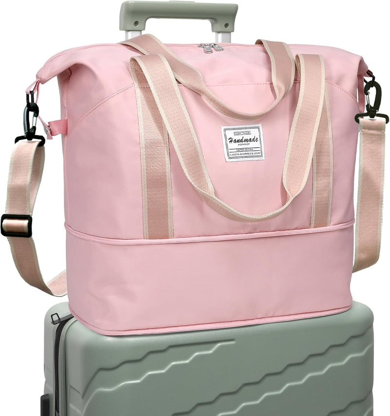 Uitbreidbare Sporttas met Nat Vak & Trolley Sleeve – Waterdichte Reisbagage