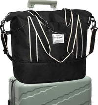 Uitbreidbare Sporttas met Nat Vak & Trolley Sleeve – Waterdichte Reisbagage