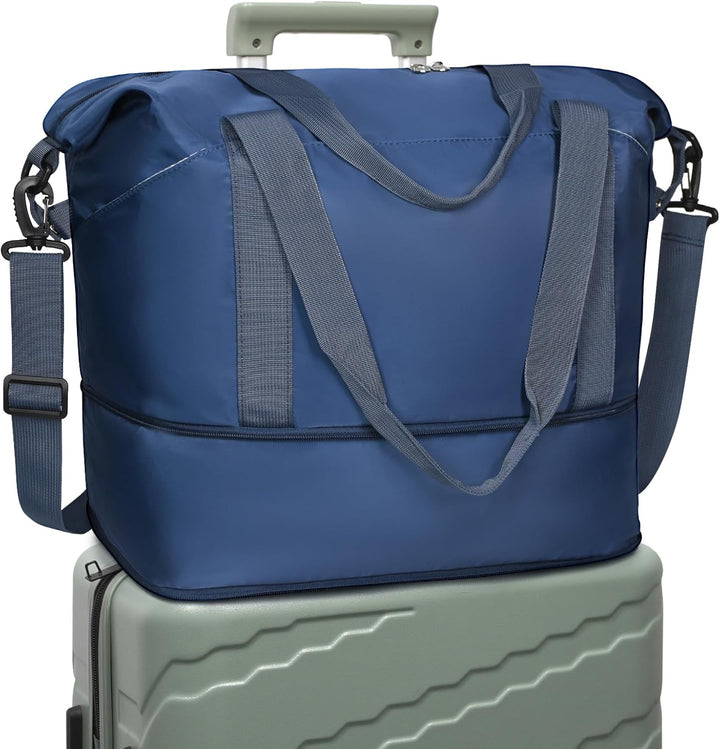 Uitbreidbare Sporttas met Nat Vak & Trolley Sleeve – Waterdichte Reisbagage