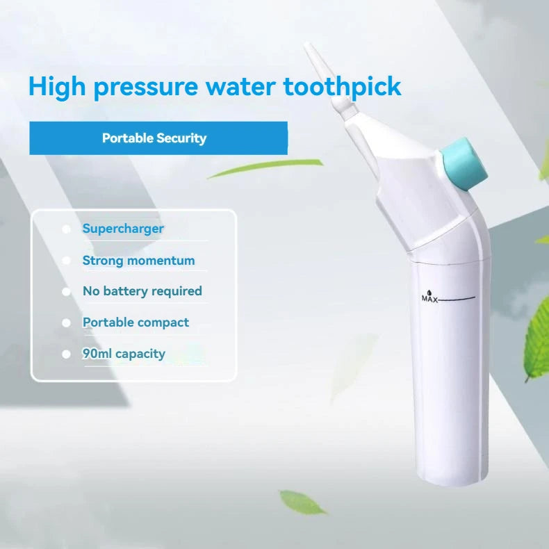 DRAAGBARE HOGEDRUK WATERFLOSSER – PROFESSIONELE MONDIRRIGATOR VOOR TANDREINIGING