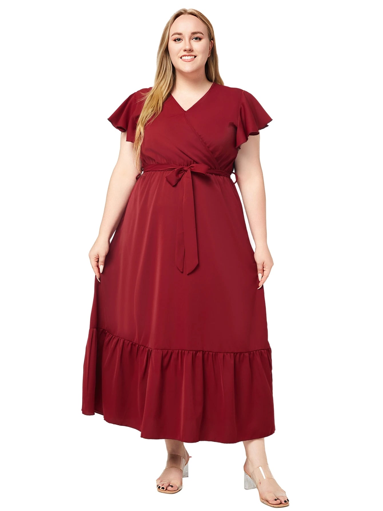 Vardi Dante™ Ruby Plus Size Jurk | Stijlvol & Veelzijdig