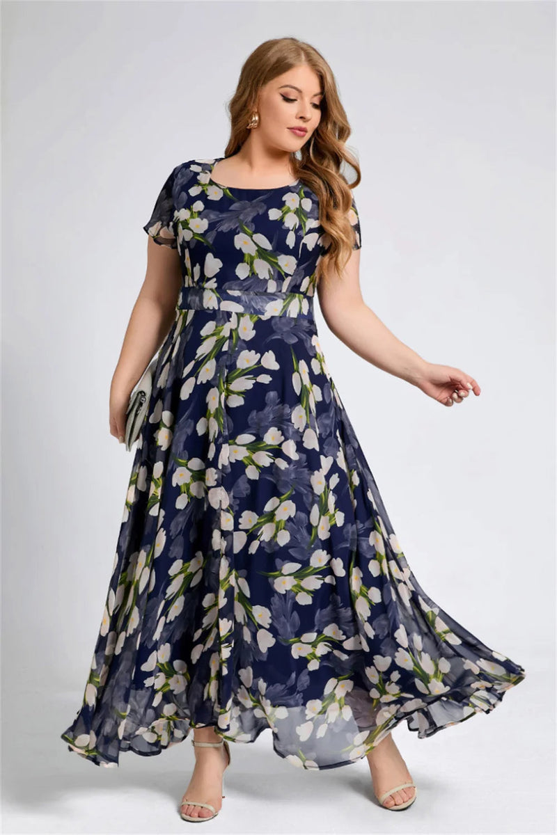 Vardi Dante™ Emelie Plus Size Jurk | Comfortabel & Vintage