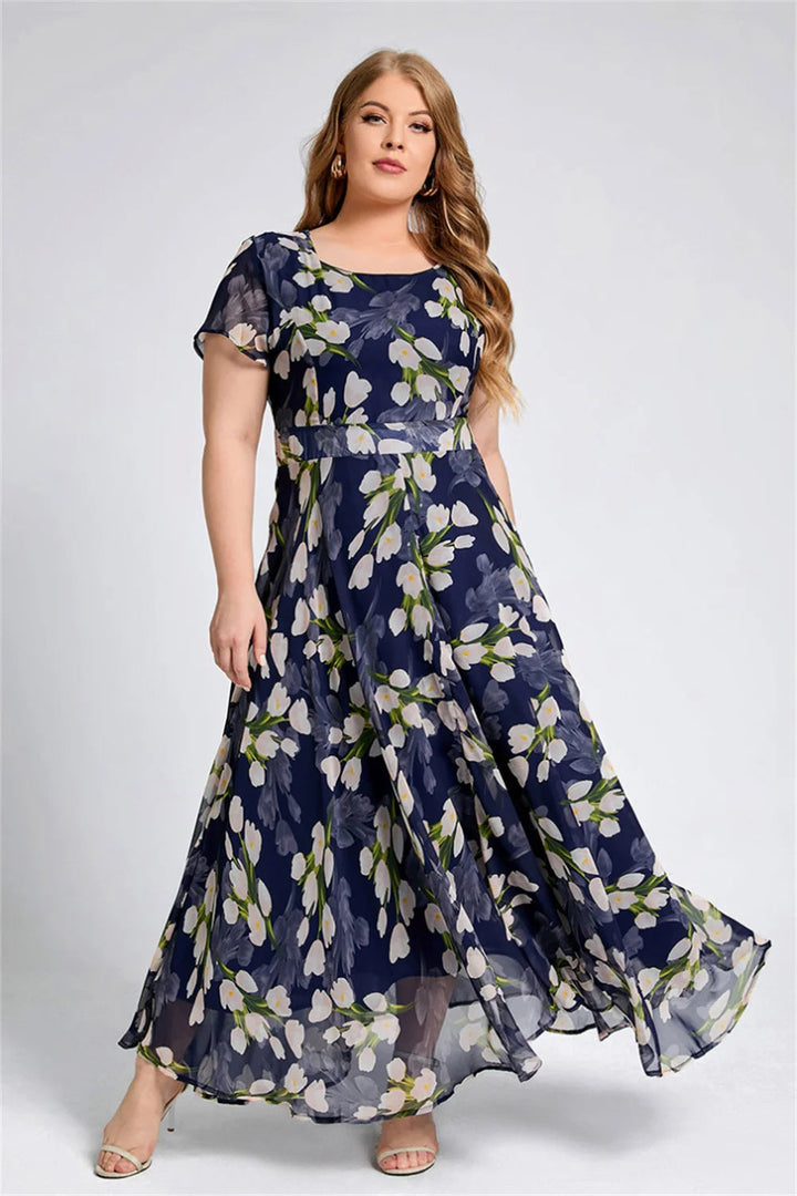 Vardi Dante™ Emelie Plus Size Jurk | Comfortabel & Vintage