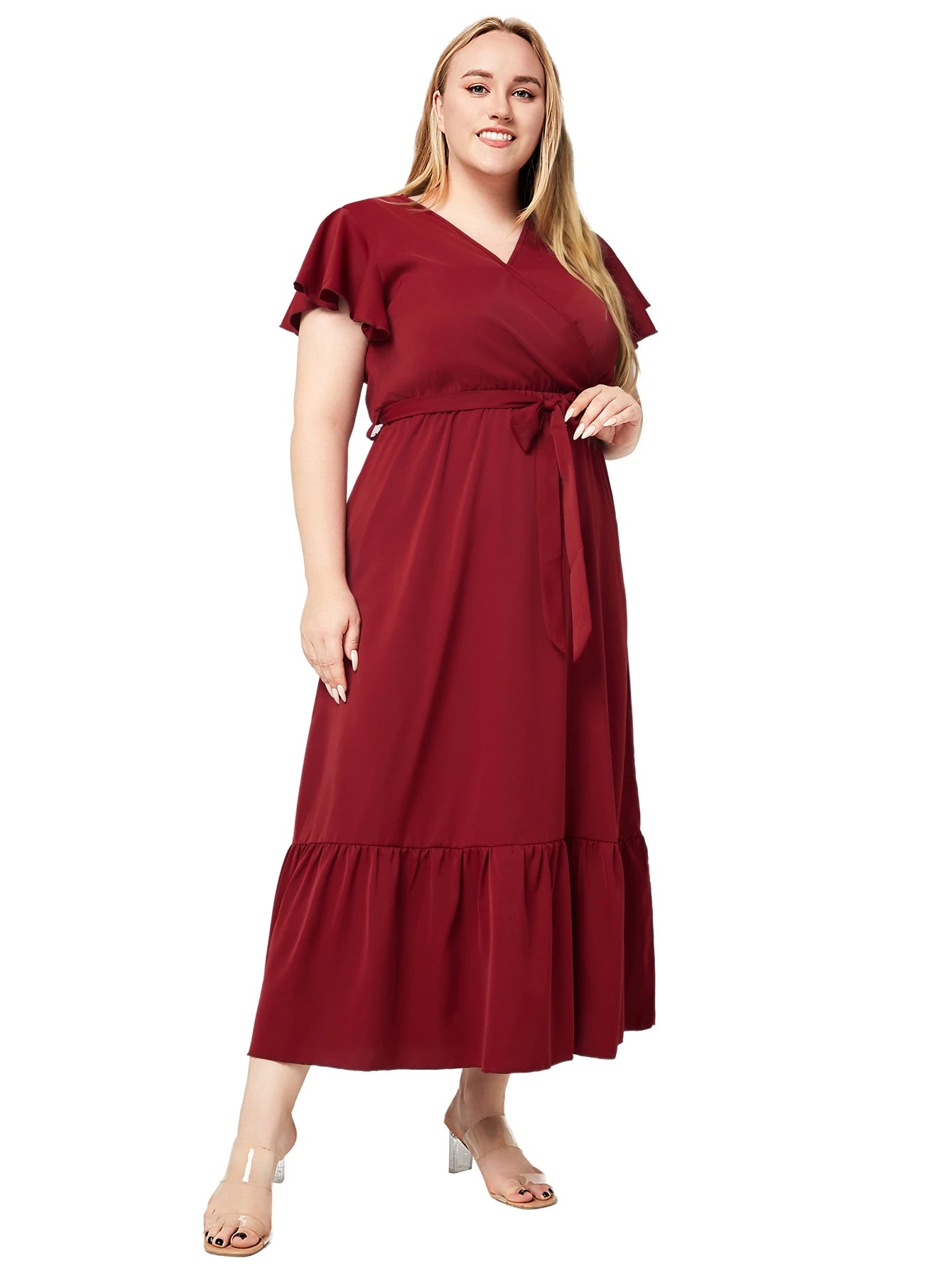 Vardi Dante™ Ruby Plus Size Jurk | Stijlvol & Veelzijdig