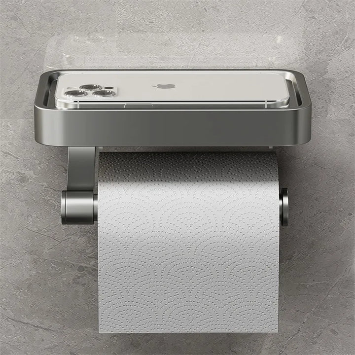 Toiletrolhouder met Plankje - Stalux