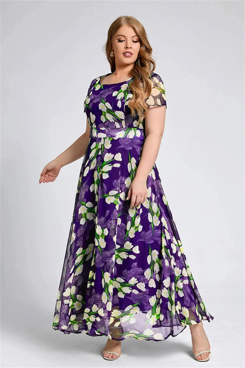 Vardi Dante™ Emelie Plus Size Jurk | Comfortabel & Vintage