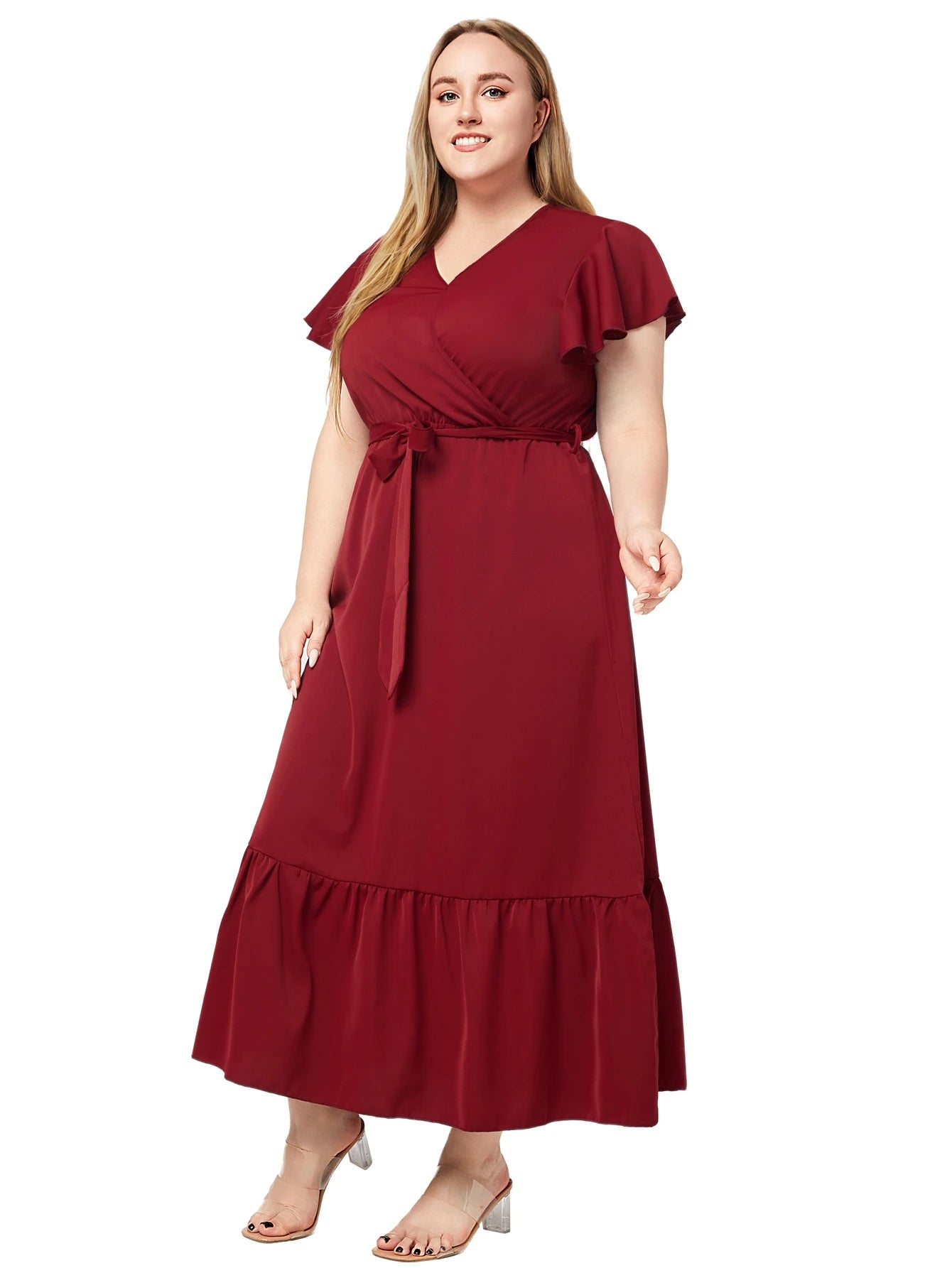 Vardi Dante™ Ruby Plus Size Jurk | Stijlvol & Veelzijdig