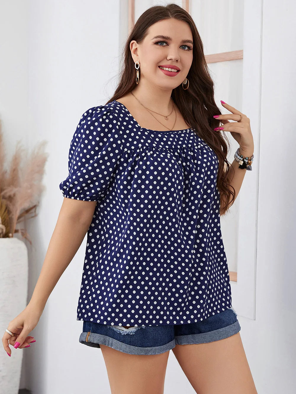 Vardi Dante™ Marlayne Plus Size Top | Trendy & Casual