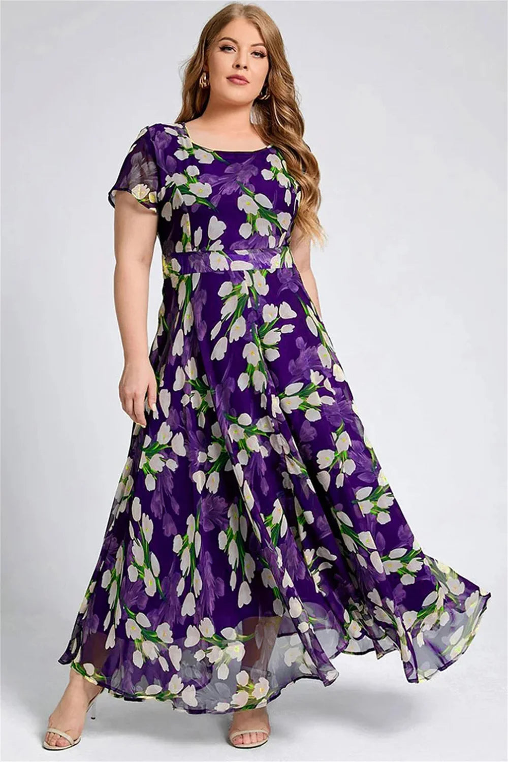 Vardi Dante™ Emelie Plus Size Jurk | Comfortabel & Vintage