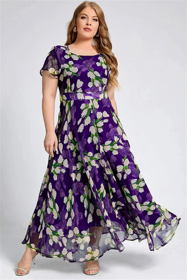 Vardi Dante™ Emelie Plus Size Jurk | Comfortabel & Vintage