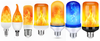 USB LED FLAME EFFECT LAMP - 9W SIMULATED FLAME BULB