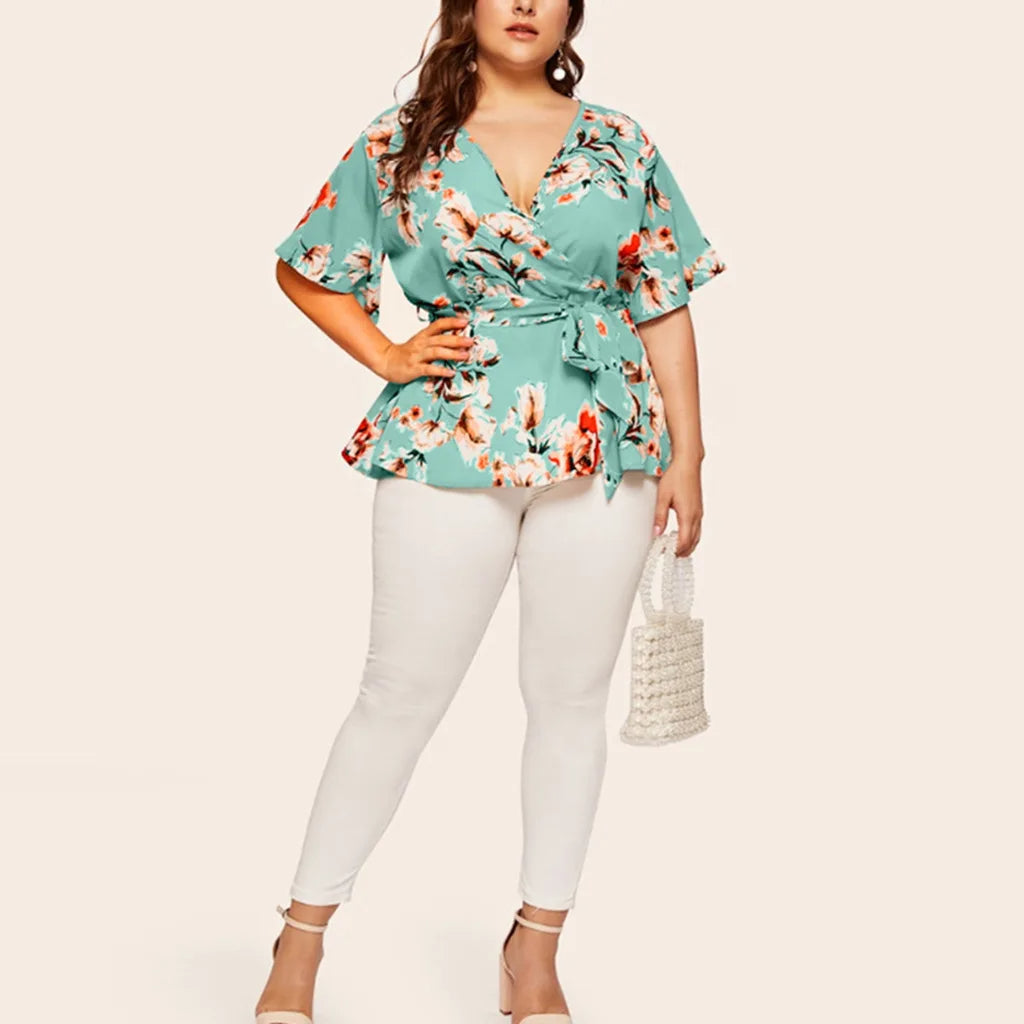 Vardi Dante™ Rubia Plus Size Blouse | Trendy & Comfortabel