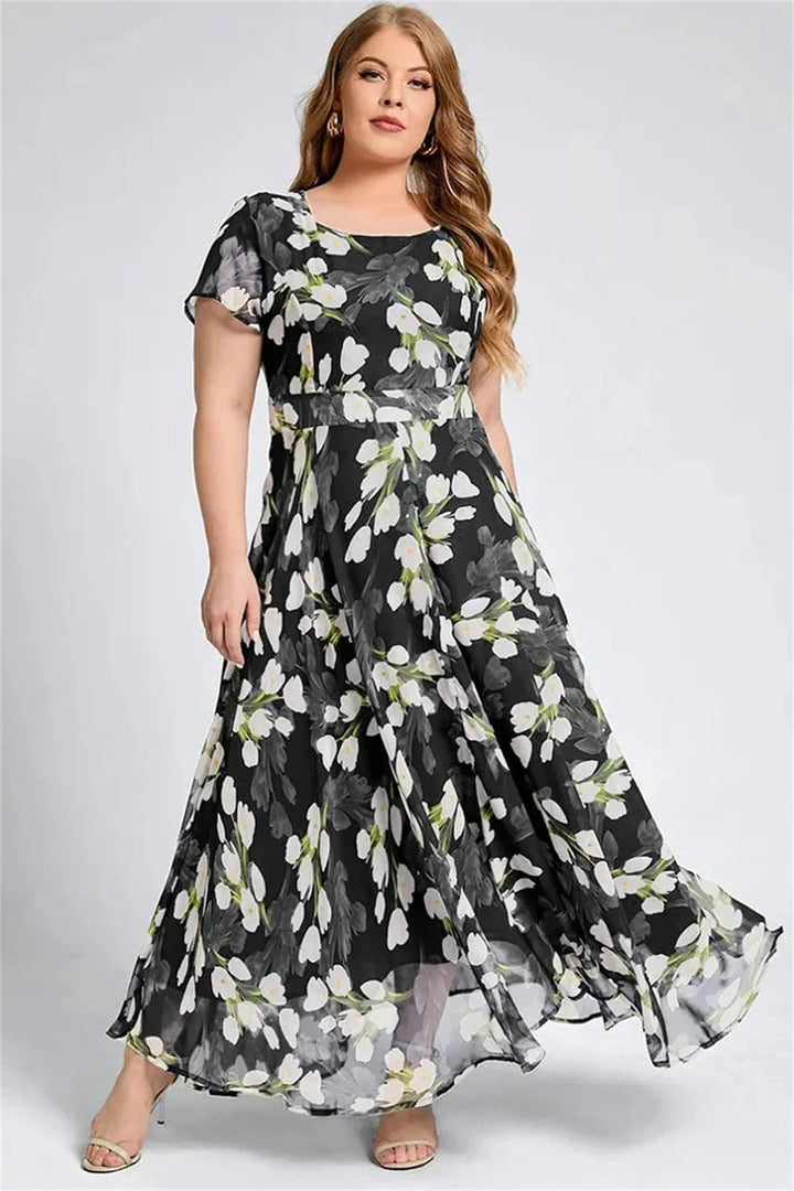 Vardi Dante™ Emelie Plus Size Jurk | Comfortabel & Vintage