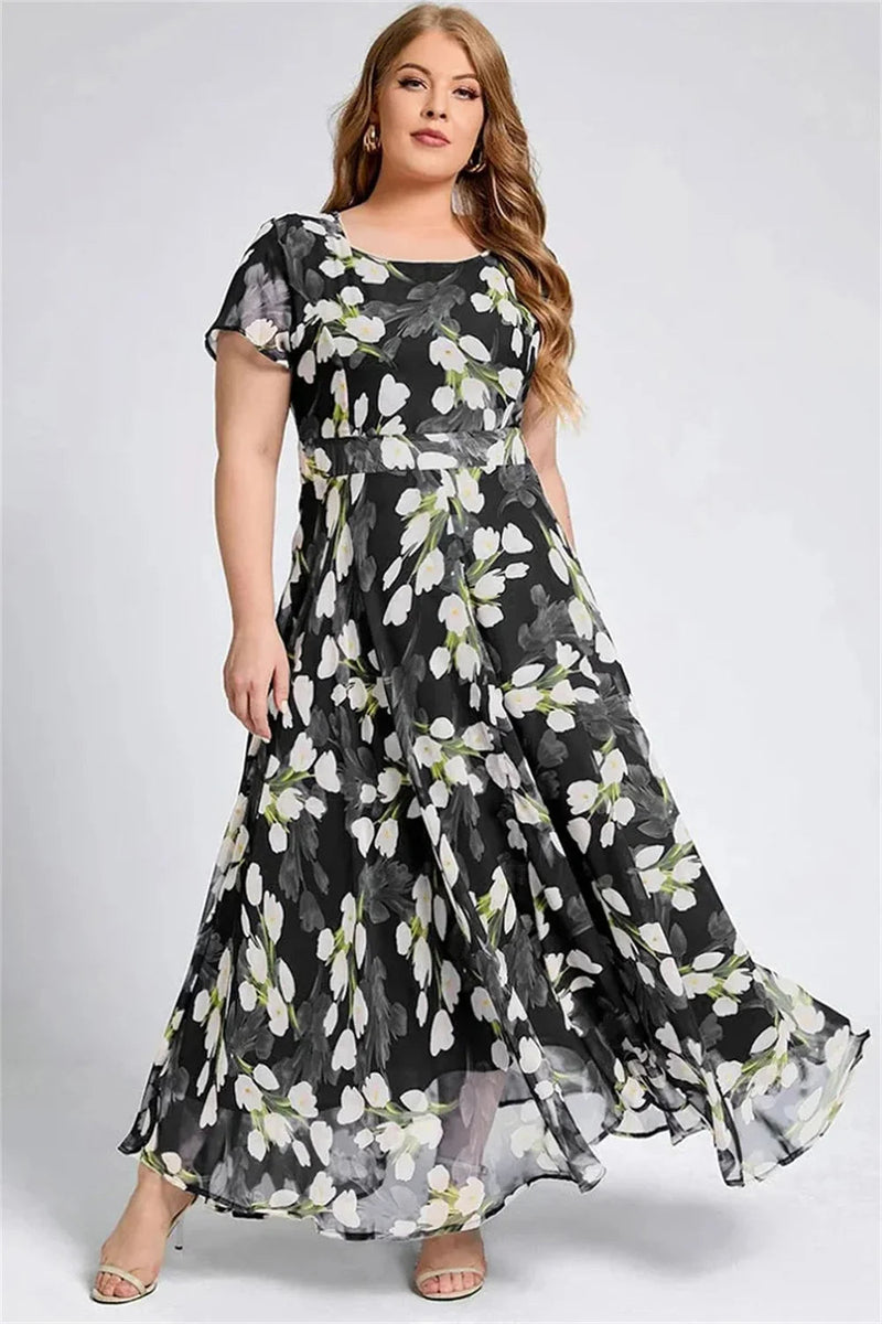 Vardi Dante™ Emelie Plus Size Jurk | Comfortabel & Vintage