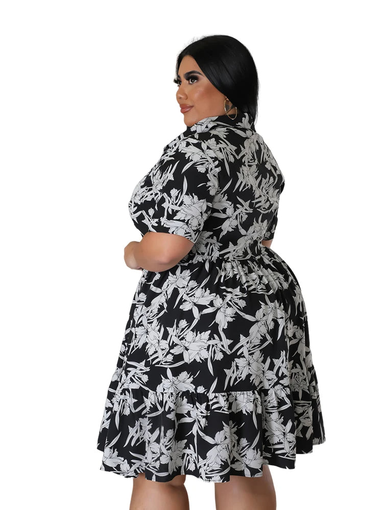 Vardi Dante™ Franka Plus Size Jurk | Stijlvol & Vrolijk