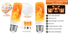 USB LED FLAME EFFECT LAMP - 9W SIMULATED FLAME BULB