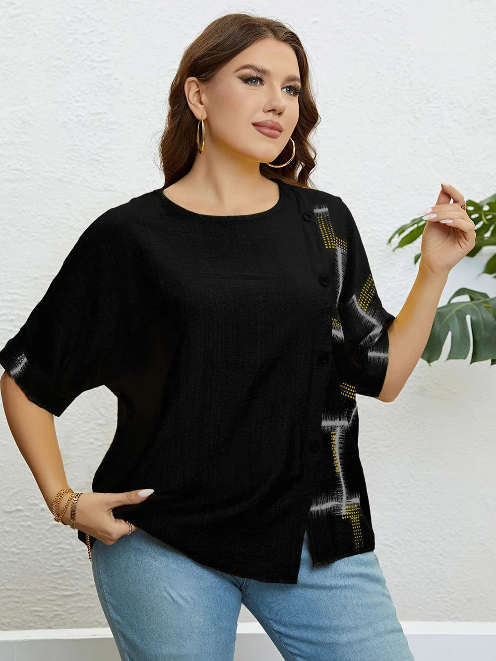 Vardi Dante™ Dorien Plus Size T-Shirt | Comfortabel & Casual