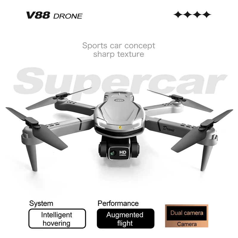 MINI V88 DRONE 8K MET GPS EN HD CAMERA - PROFESSIONELE LUCHTFOTOGRAFIE DRONE