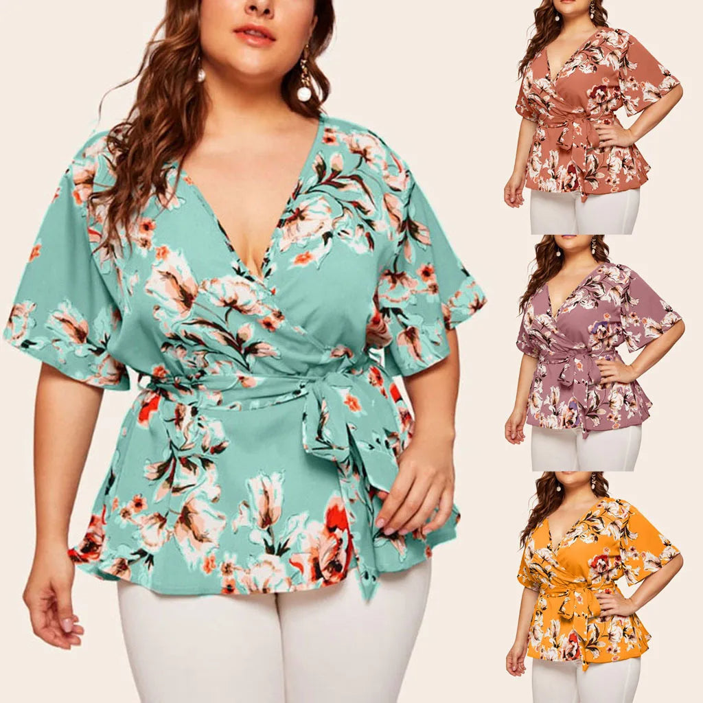 Vardi Dante™ Rubia Plus Size Blouse | Trendy & Comfortabel