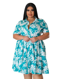 Vardi Dante™ Franka Plus Size Jurk | Stijlvol & Vrolijk